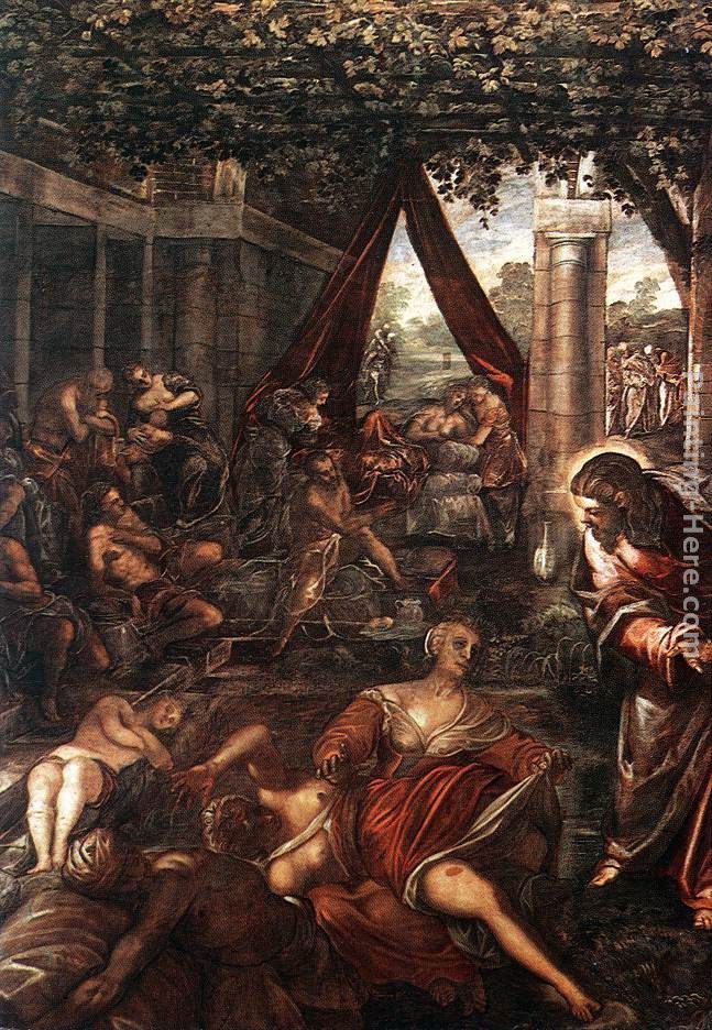 Jacopo Robusti Tintoretto La Probatica Piscina